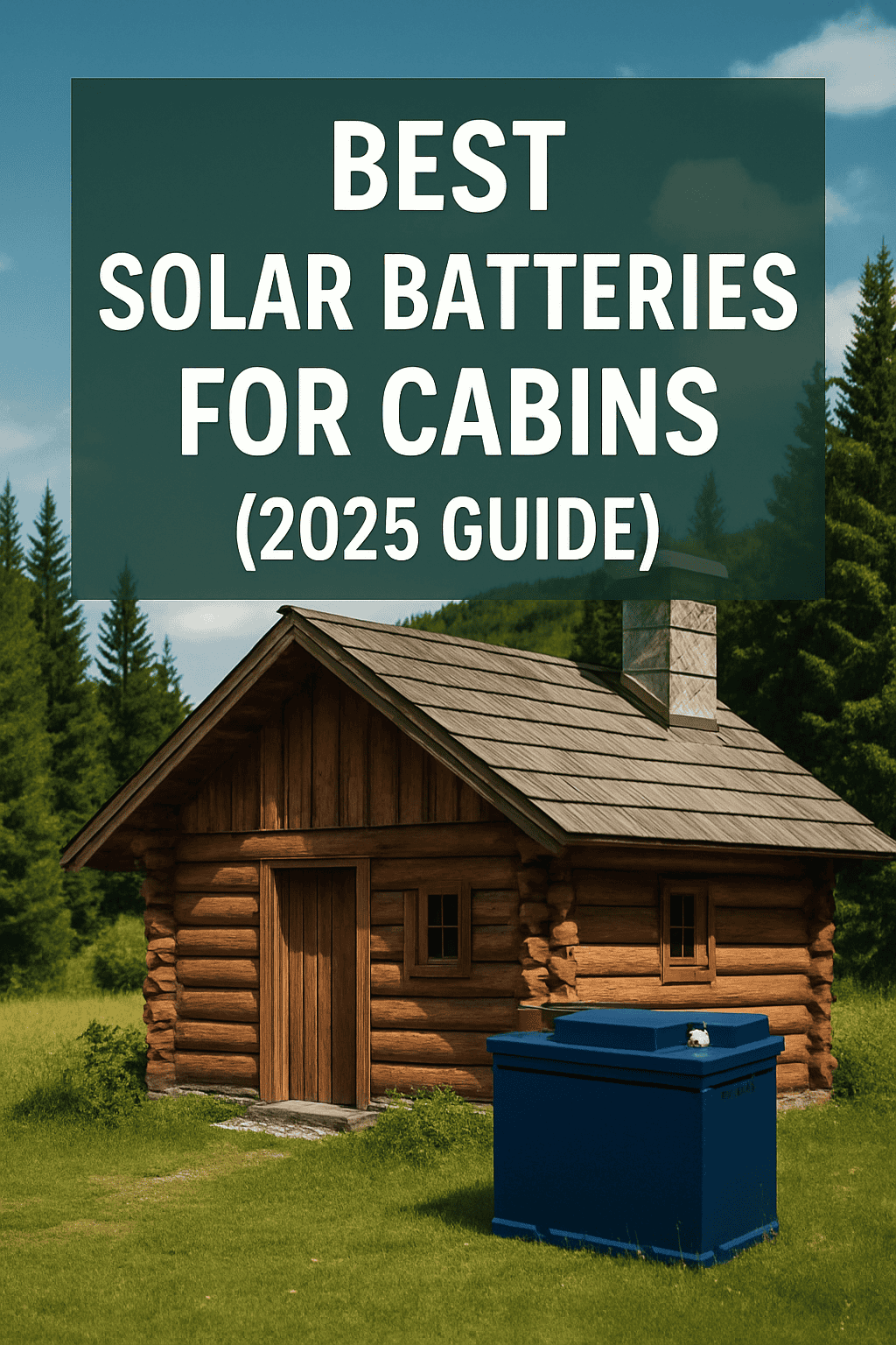 Best Solar Batteries for Cabins (2025 Guide)