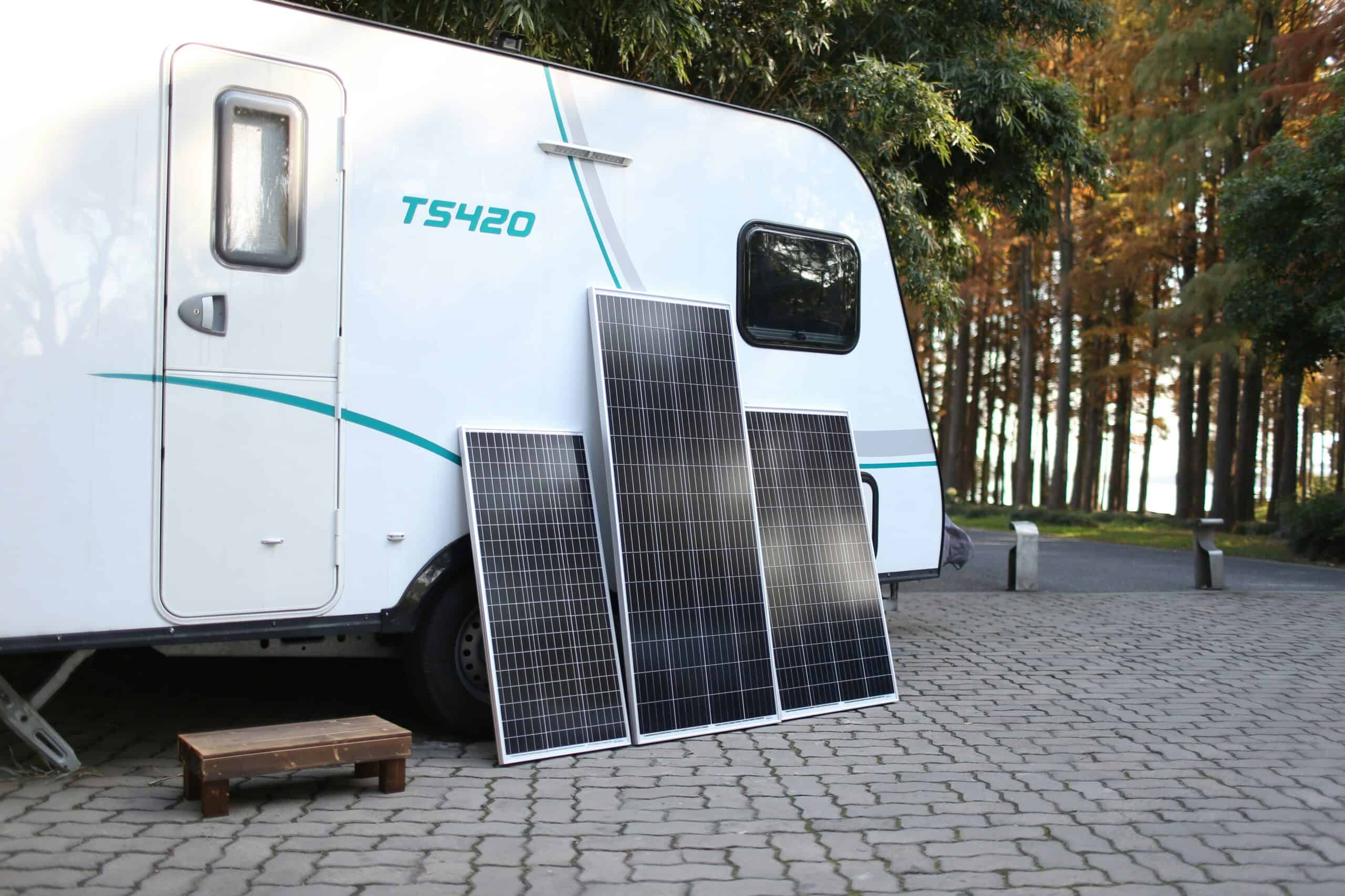 Install solar panels van